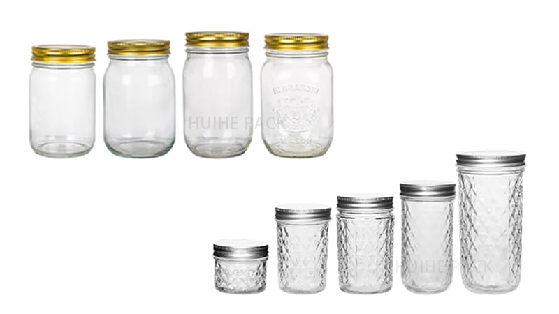Mason jar sizes and capacities